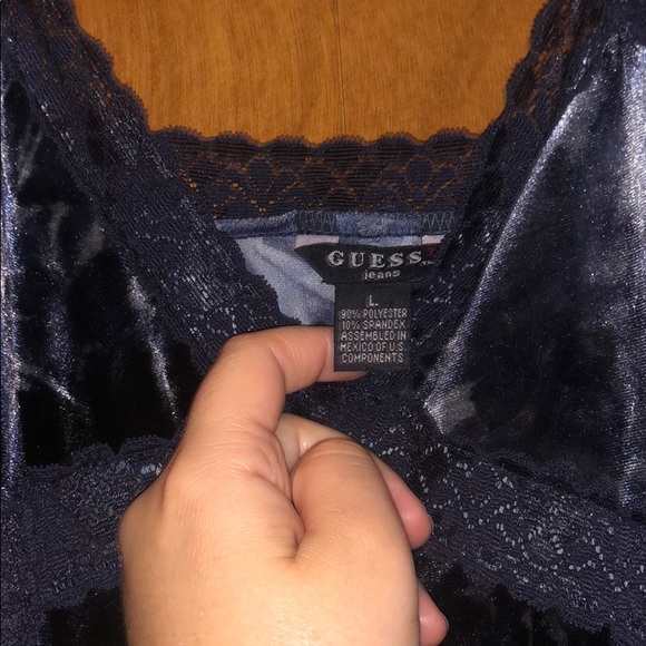 Vintage Velvet GUESS midi dress - Picture 6 of 6